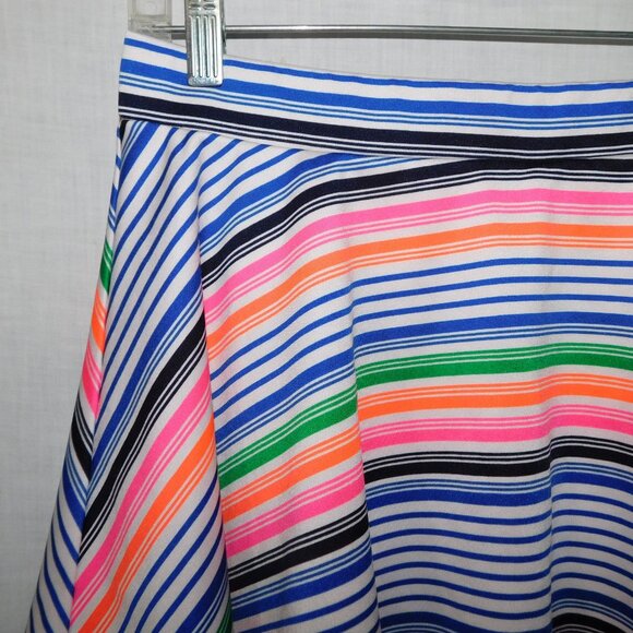 Justice Girls 18 / XL Multicolor Striped Casual Athletic Skort - Picture 2 of 9